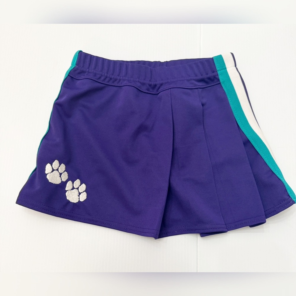 Alleson Athletics Cheerleading Cougars Uniform Pleated Skirt - Girls Large